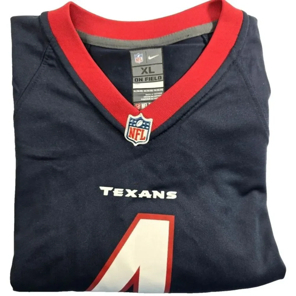 Deshaun Watson #4 Houston Texans NIKE On Field Jersey Youth XL (18/20) NWT